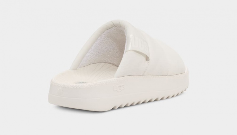 Ugg Maxxer Men's Slides White | VMXPDYF-17