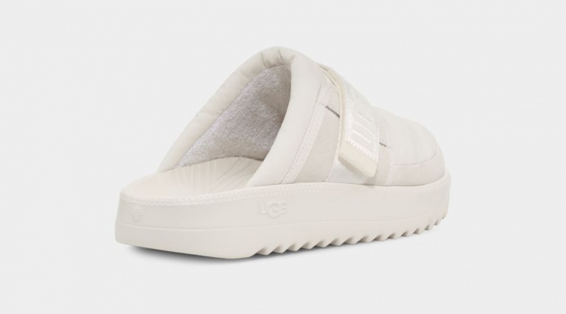Ugg Maxxer Strap Men's Slides White | AJVLIKM-84