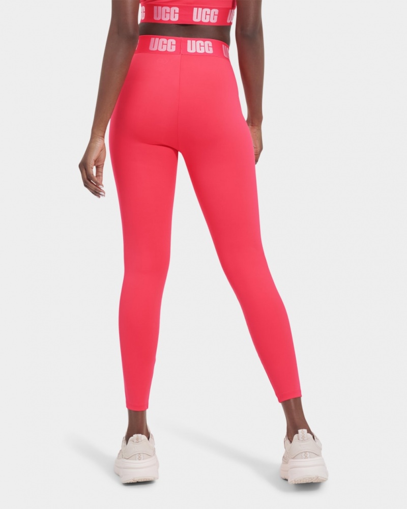 Ugg Mckena Logo Women's Leggings Pink | PALUIOR-75