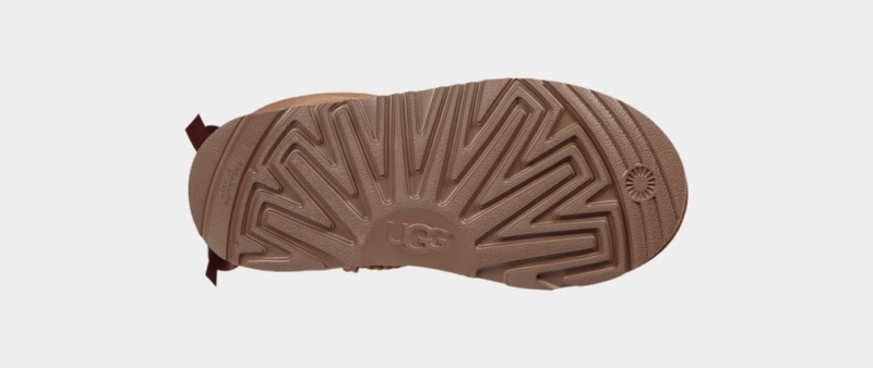 Ugg Mini Bailey Bow II Kids' Boots Brown | QBZYPMV-73