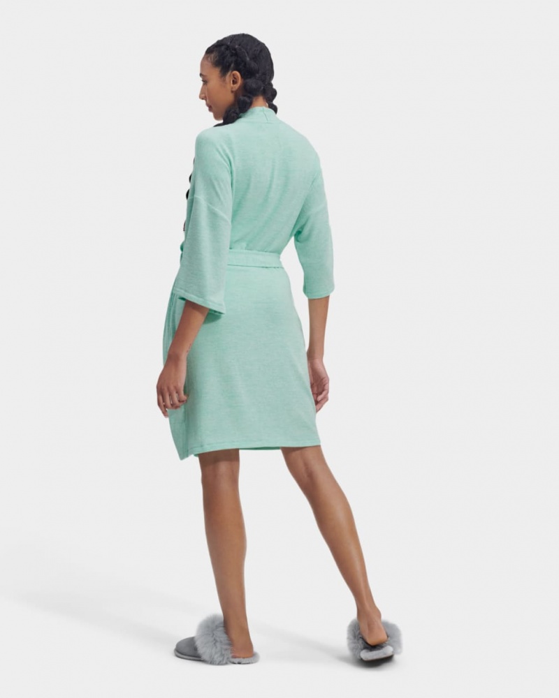 Ugg Monrose Robe Women's Sleepwear Green | GHTVILB-02