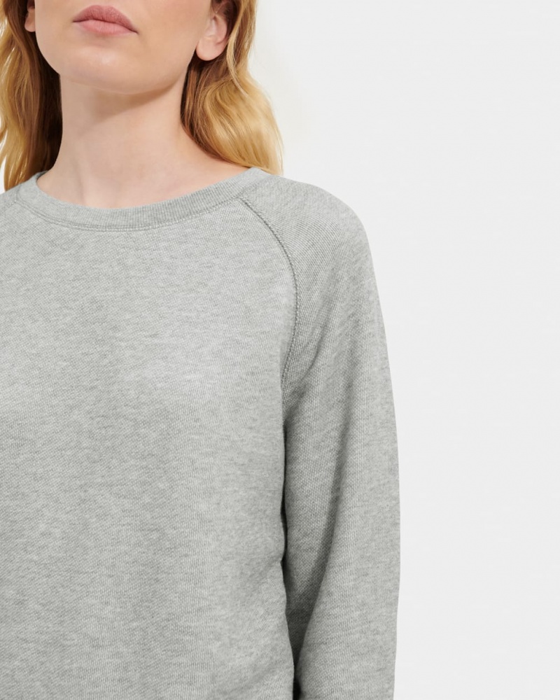 Ugg Nena Crewneck Women's Sweatshirt Grey | ETXHKQS-86