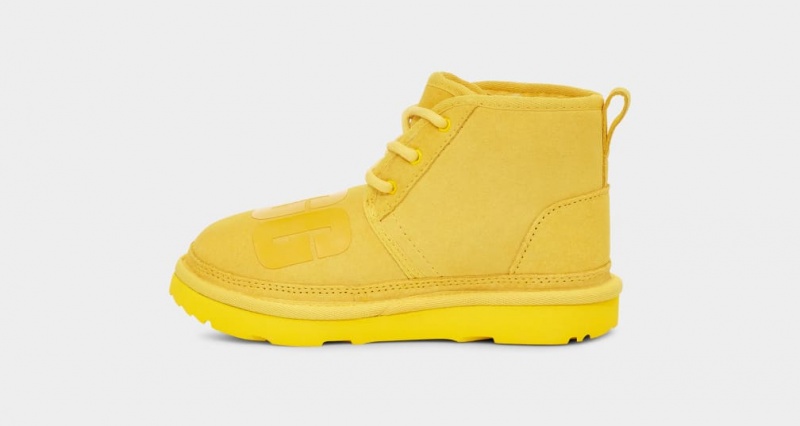 Ugg Neumel II Scatter Graphic Kids' Boots Yellow | HNAIKWE-97