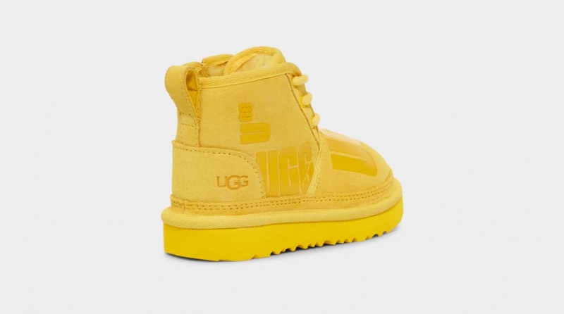 Ugg Neumel II Scatter Graphic Kids' Boots Yellow | TVKUYFS-73