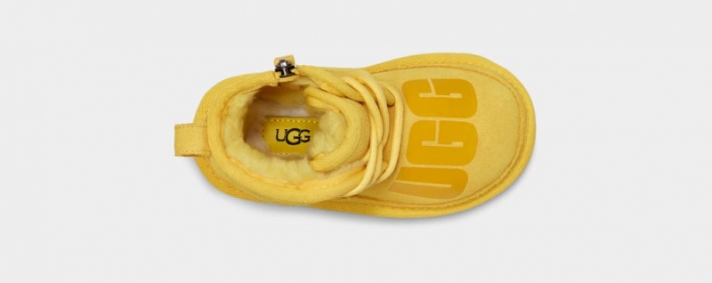 Ugg Neumel II Scatter Graphic Kids' Boots Yellow | TVKUYFS-73