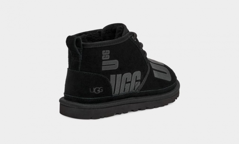 Ugg Neumel Scatter Graphic Women's Boots Black | XONILGK-54