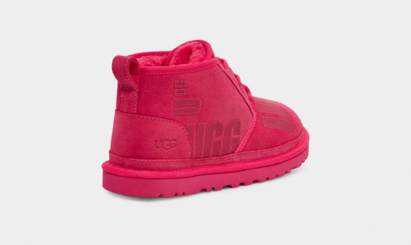Ugg Neumel Scatter Graphic Women's Boots Red | IHZQAJY-58