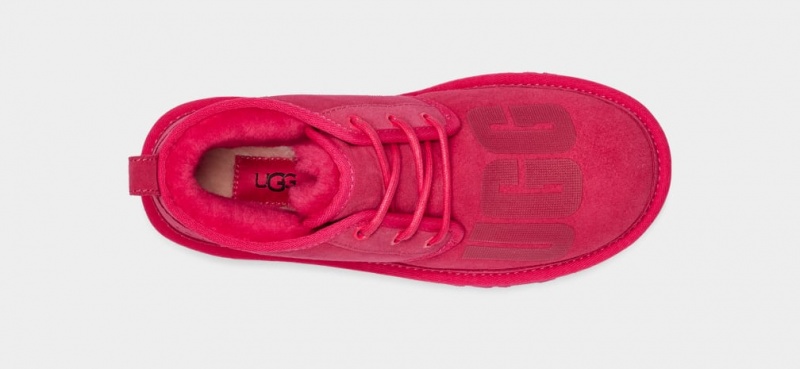 Ugg Neumel Scatter Graphic Women's Boots Red | IHZQAJY-58