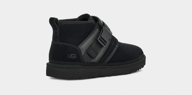 Ugg Neumel Snapback Men's Boots Black | URAYDSE-45