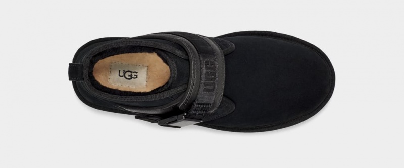 Ugg Neumel Snapback Men's Boots Black | URAYDSE-45