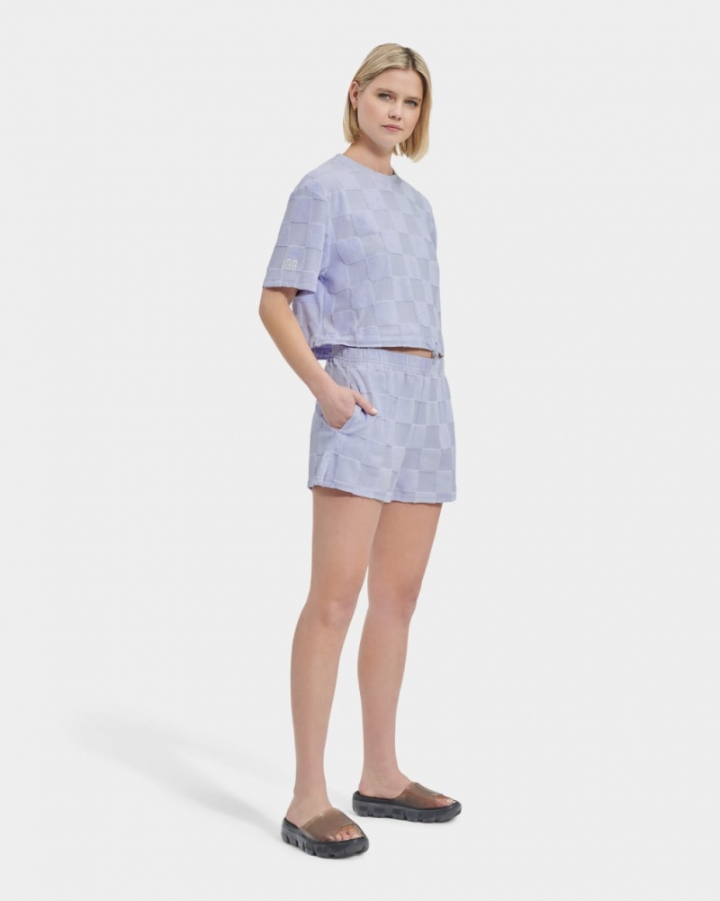 Ugg Noni Check Women\'s Shorts Grey | YZBLIJG-06