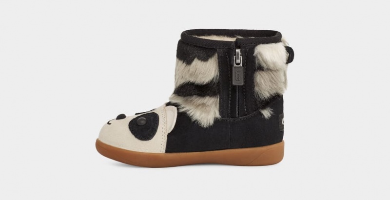 Ugg Panda Stuffie Kids' Boots Black | SAGIHKT-91