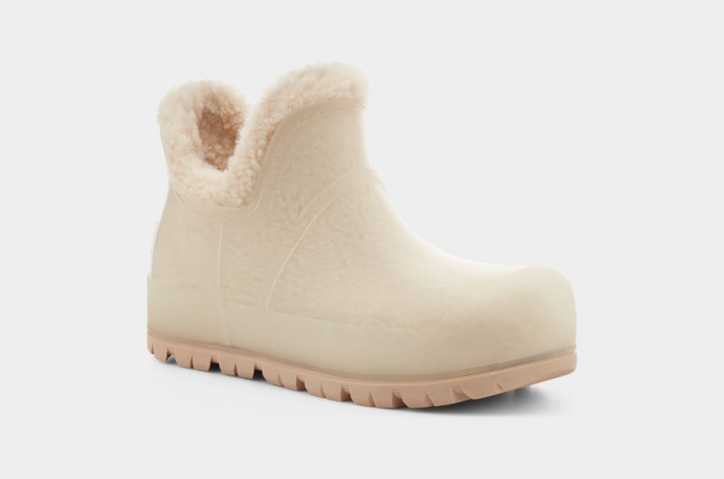 Ugg Raincloud Clear Women's Boots Beige | MPYXKSN-58