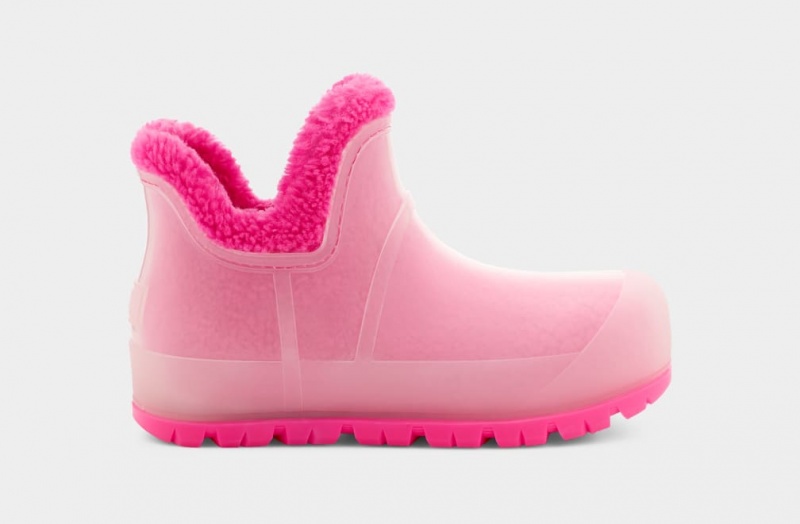 Ugg Raincloud Clear Women\'s Boots Pink | KQXZHLM-34