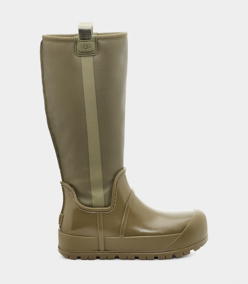 Ugg Raincloud Tall Women\'s Boots Olive | ZHUCNMD-34