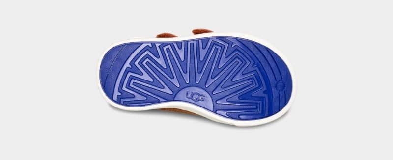Ugg Rennon II Kids' Sneakers Brown | TLNSDXQ-56