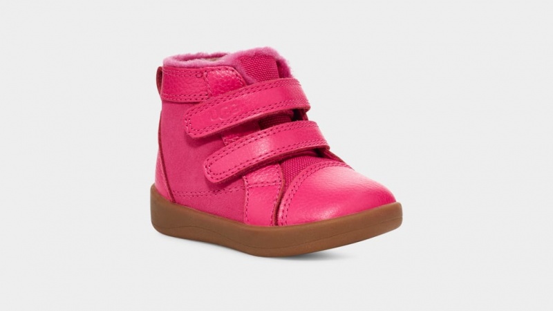 Ugg Rennon II Kids' Sneakers Pink | EIVJQWB-31