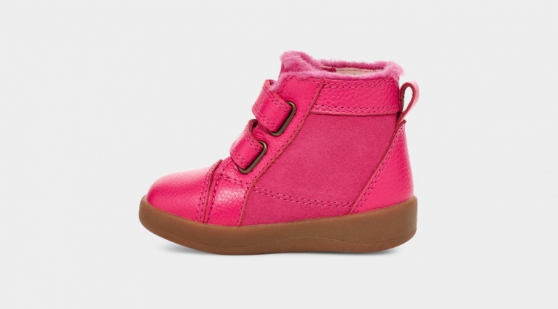 Ugg Rennon II Kids' Sneakers Pink | EIVJQWB-31