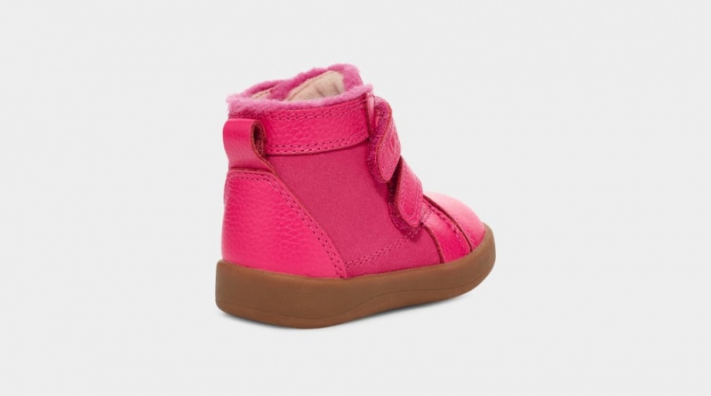 Ugg Rennon II Kids' Sneakers Pink | EIVJQWB-31
