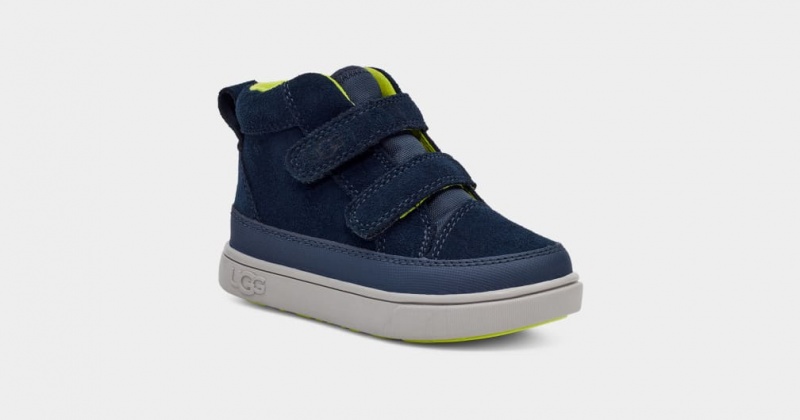 Ugg Rennon II Weather Kids' Sneakers Blue | NWGCZLU-84