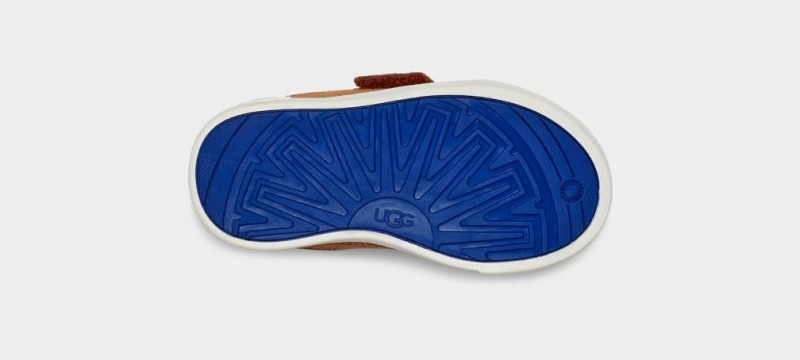 Ugg Rennon Low Kids' Sneakers Brown | KRGBUHZ-68