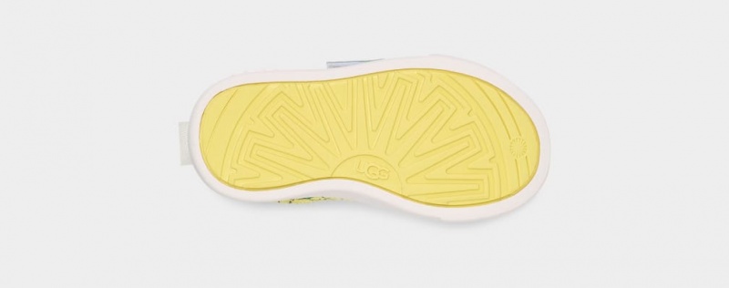 Ugg Rennon Low Pineapple Stuffie Kids' Sneakers White | BQOUDKW-96