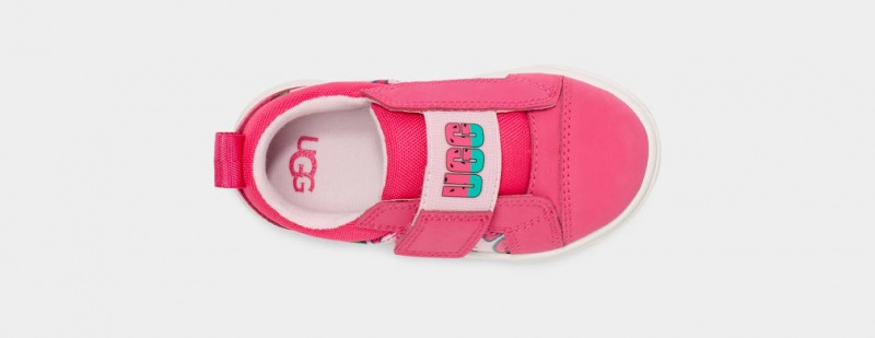 Ugg Rennon Low Watermelon Stuffie Kids' Sneakers Pink | CYQOEKU-03