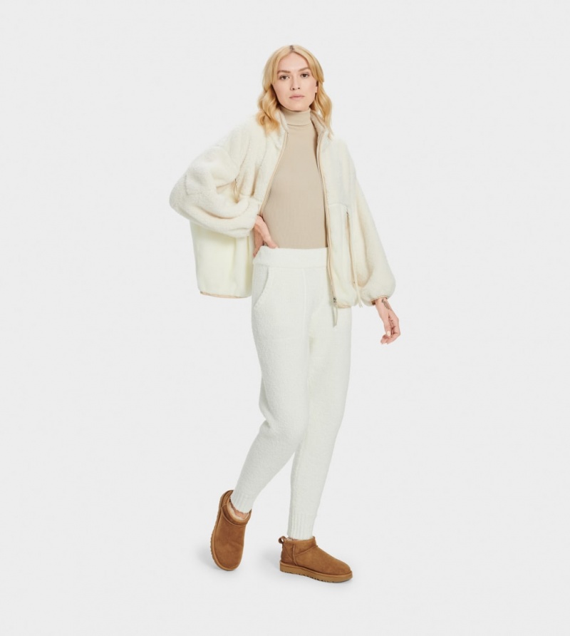 Ugg Safiya Women\'s Jogger Cream | OBJYEPZ-73