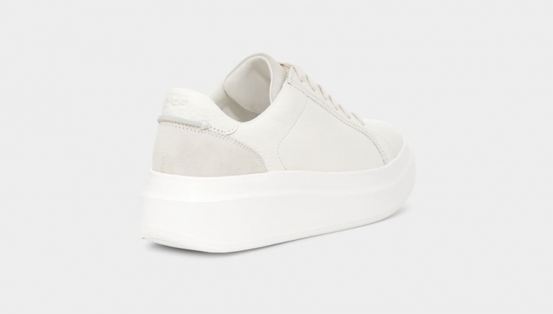 Ugg Scape Lace Women's Sneakers White | RKLXWNG-62