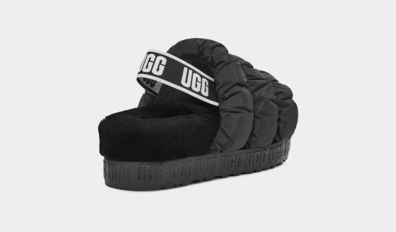 Ugg Scrunchita Women's Sandals Black | HYXEOAJ-62