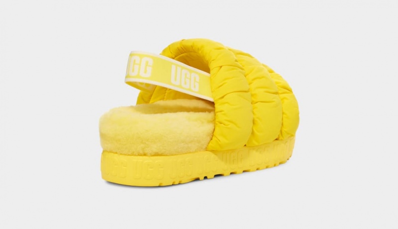 Ugg Scrunchita Women's Sandals Yellow | PKXYWGF-24