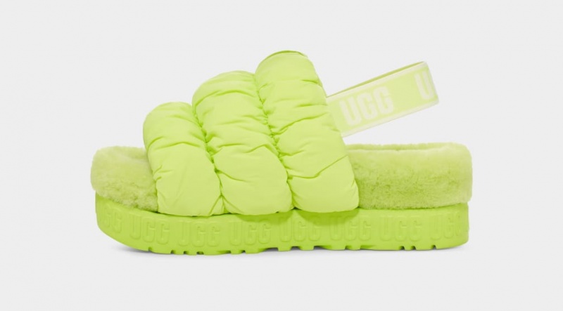 Ugg Scrunchita Women's Slippers Green | DKTZXGI-92