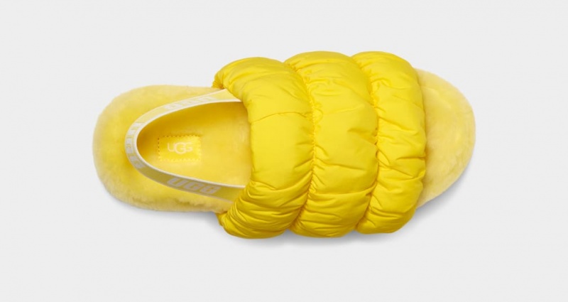 Ugg Scrunchita Women's Slippers Yellow | ZCGRDLU-97