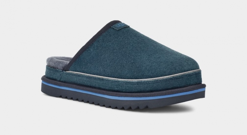 Ugg Scuff Cali Wave Men's Slippers Blue | BPJOFGM-85