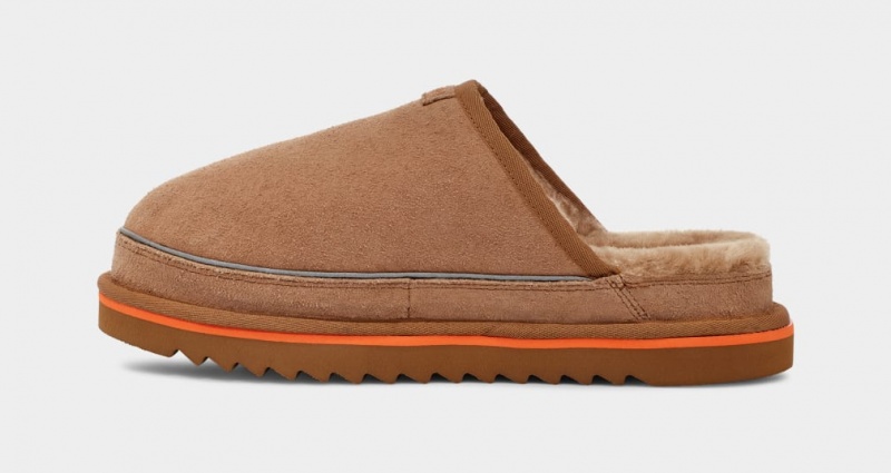 Ugg Scuff Cali Wave Men's Slippers Brown / Orange | TAINYQD-25