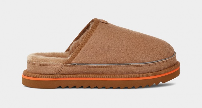 Ugg Scuff Cali Wave Men\'s Slippers Brown / Orange | TAINYQD-25