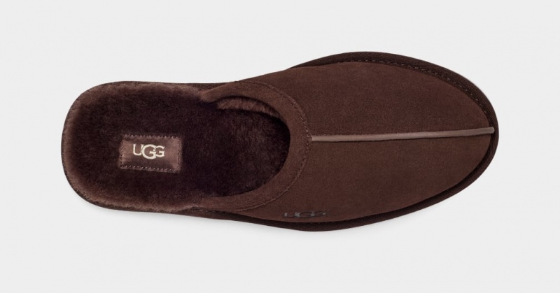 Ugg Scuff Men's Slippers Brown | HBYSJUV-06