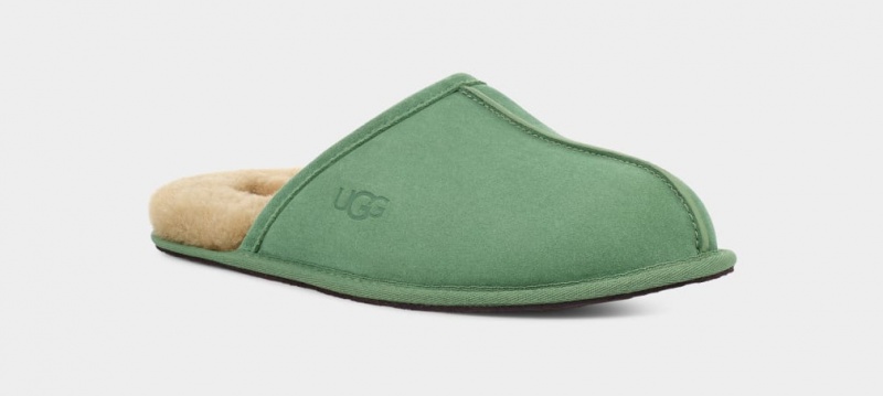 Ugg Scuff Men's Slippers Green | JZWQRXS-35