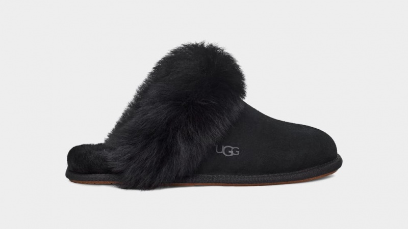 Ugg Scuff Sis Women\'s Slippers Black | KEFNZQR-14