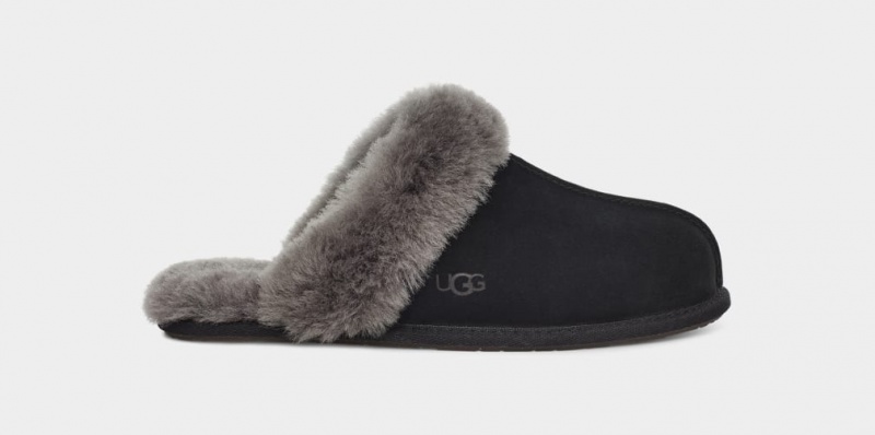 Ugg Scuffette II Women\'s Slippers Black / Grey | VFYEZXB-53