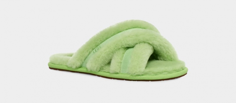 Ugg Scuffita Women's Slippers Green | SBXCJAW-73