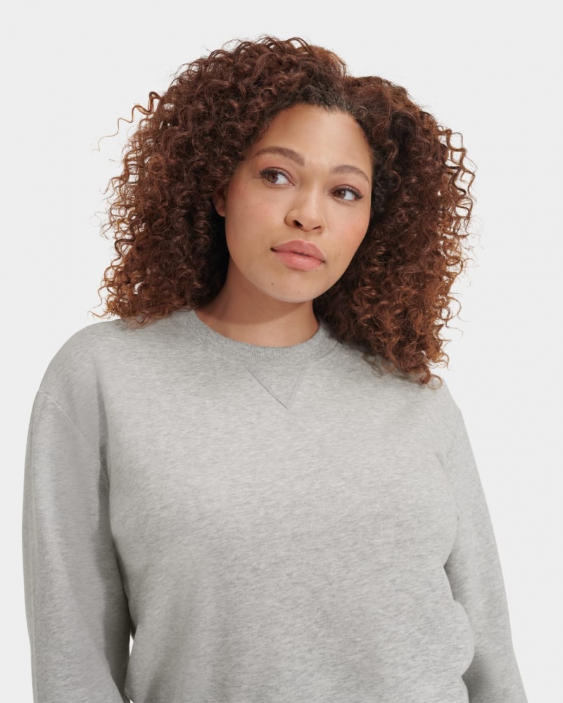 Ugg Seleste Micro Terry Women's Sweatshirt Grey | FAGHLBU-47