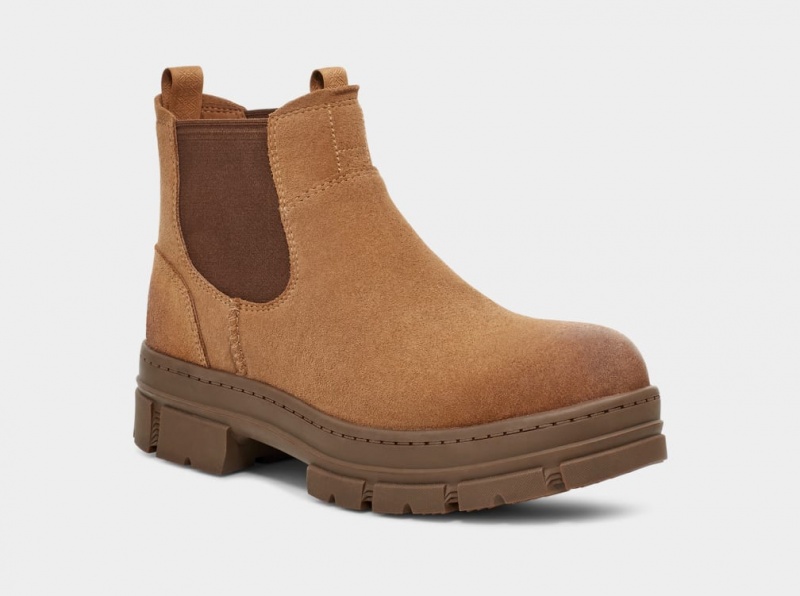 Ugg Skyview Suede Men's Chelsea Boots Brown | IREPNTZ-25