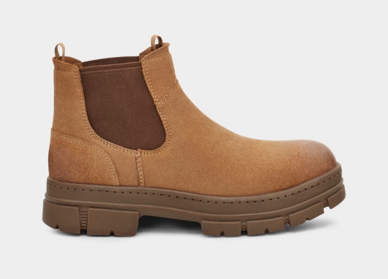 Ugg Skyview Suede Men\'s Chelsea Boots Brown | IREPNTZ-25