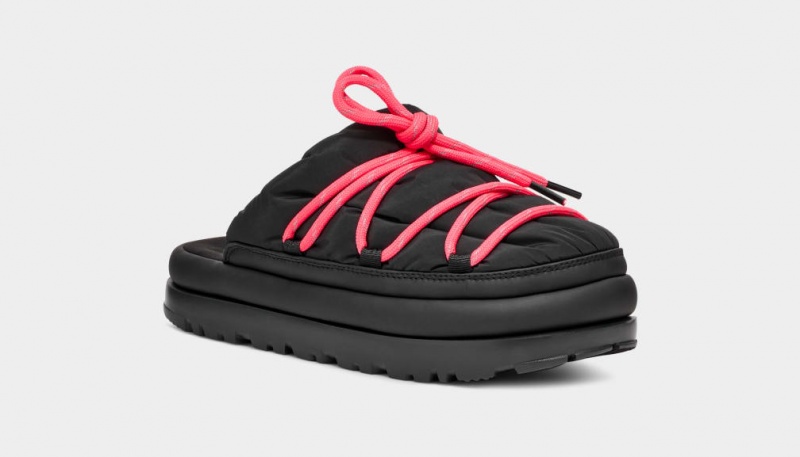 Ugg Spaceslider Tech Women's Moccasins Black | SQAWRXN-61