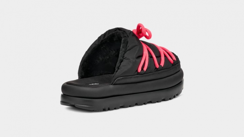 Ugg Spaceslider Tech Women's Moccasins Black | SQAWRXN-61