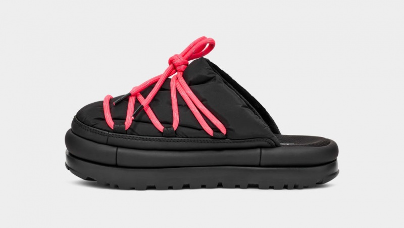 Ugg Spaceslider Tech Women's Slides Black | YTSKNXW-16