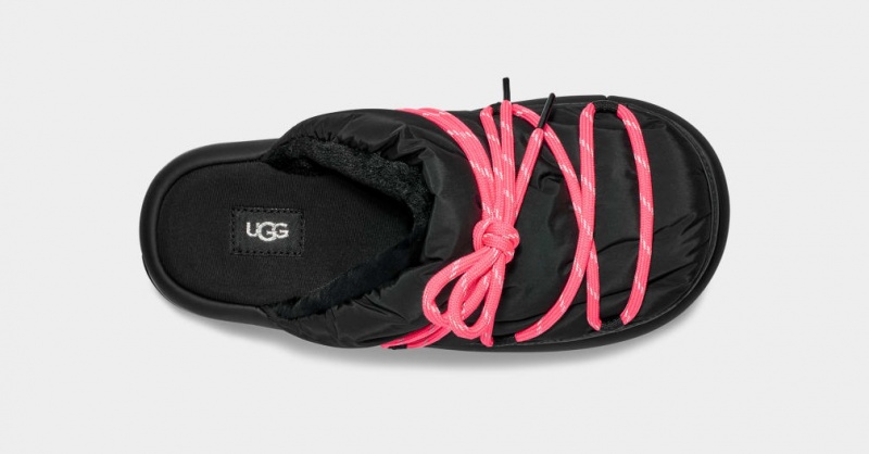 Ugg Spaceslider Tech Women's Slides Black | YTSKNXW-16