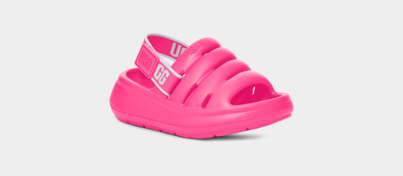 Ugg Sport Yeah Kids' Sandals Pink | DYBGIFQ-48