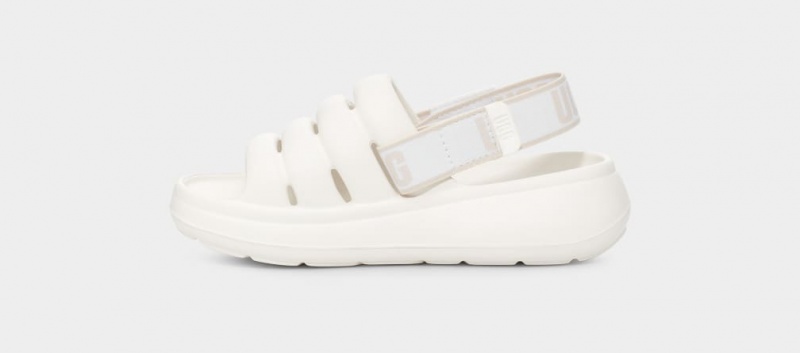 Ugg Sport Yeah Kids' Sandals White | CIVWPHO-86